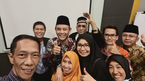 Para calon rektor IAIN Pontianak berkumpul di Kemenag RI mengadu visi misi dan program unggulan, Selasa (21/6/2022) 