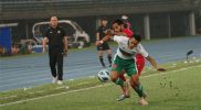Pertandingan sepakbola Indonesia vs Jordania
