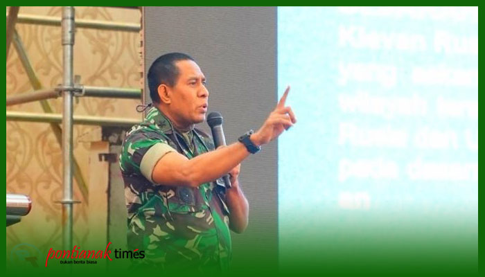 Wakil Asisten Intelijen Kepala Staf Angkatan Darat Bidang Manajemen Intelijen, Brigjen TNI Antoninho Rangel Da Silva SIP MHan tampil dalam dialog interaktif, Senin (27/2/2023)