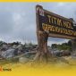 Roffi mengabadikan perjalannnya di Etape 3 di Titik Nol Garis Khatulistiwa Bontang Kalimantan Timur