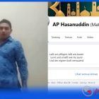 Kolase tangkap layar akun sosmed dan AP Hasanuddin yang berjoget