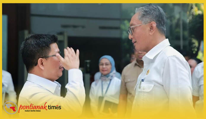 Bupati Sambas H Satono SSosI MH menemui Menteri Pekerjaan Umum (PU) Dody Hanggodo, Selasa (27/05/2025) di Jakarta.