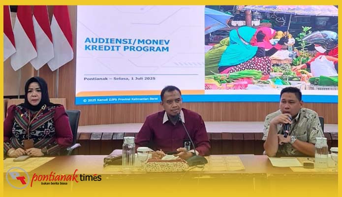 Monev Bank Kalbar bersama Kanwil Dirjen Perbendaharaan Kalbar. 