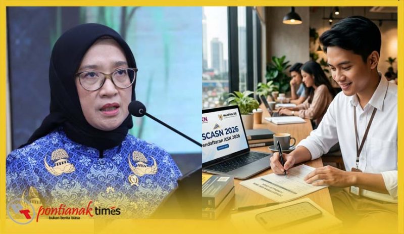 Men PAN RB Rini Widyantini da foto ilustrasi CASN.
