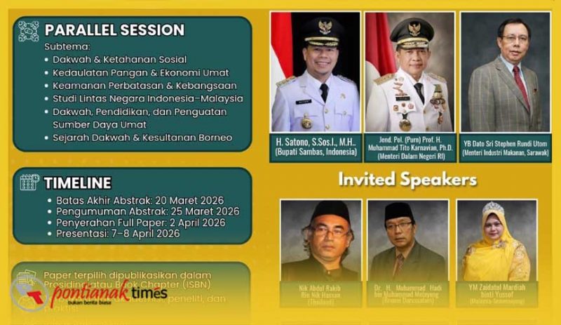 Lyer kegiatan seminar internasional dan upgrading dai Parmusi Provnsi Kalimantan Barat.