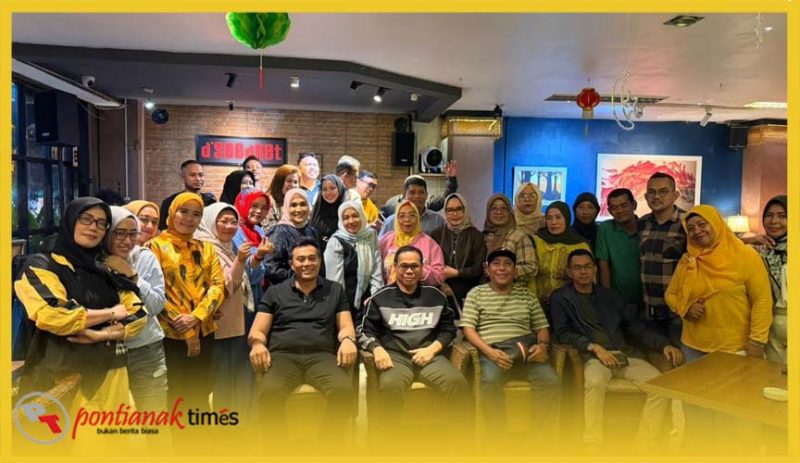 Ichfany, Ketua DPD Partai Golkar Provinsi Kalimantan Barat Periode 2026-2031 bersama keluarga besar MKGR Provinsi Kalbar.