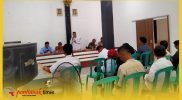 Rapat koordinasi Desa Sunga Batang meyikapi limbah dapur MBG.