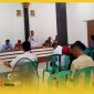 Rapat koordinasi Desa Sunga Batang meyikapi limbah dapur MBG.