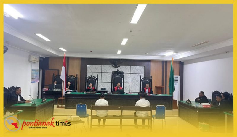 Saca da Delti saat pembacaan amar putusan dalam sidang vonis di Pengadilan Negeri (PN) Tipikor Kupang.