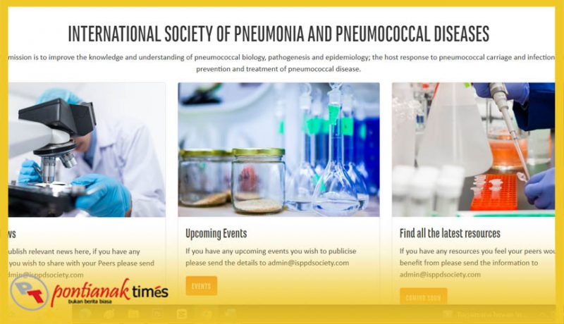 Portal resmi International Society of Pneumonia and Pneumococcal Diseases (ISPPD).