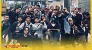 Personel Komite Mahasiswa Kabupaten Sambas (KMKS) berpose usai diskusi gerakan.