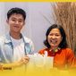Nathan Alexandro Tjhe, Founder Peduli Inisitaive (kiri) saat menerima anugerah Best 60 Youth Leaders.