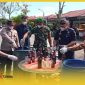 Simbolis pemusnahan barang bukti di Kejaksaan Negeri Ketapang yag mengundang berbagai elemen dari Forkopimda. 