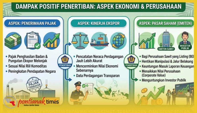 Grafis peluang positif pengusutan under pricing dan transfer pricing ekspor CPO. 
