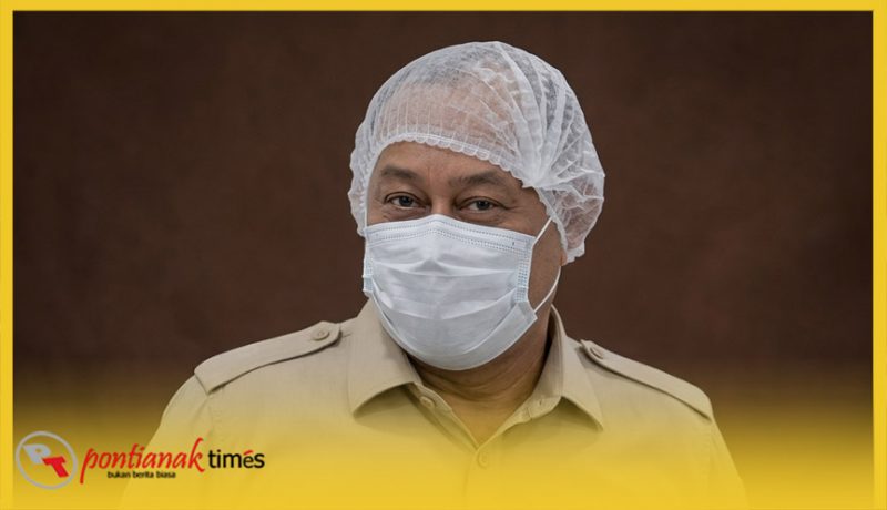 Dadan hindayani saat kunjungan ke Dapur MBG di Kabupaten Sambas.