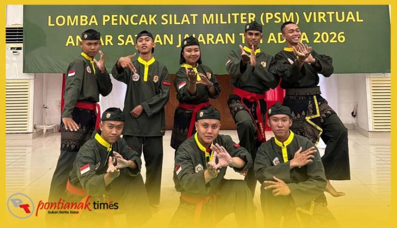 Tim pencak silat militer prajurit Kompi Kavaleri (Kikav) 12/Macan Dahan Cakti (MDC) Kodam XII/Tanjungpura