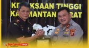 Salam komando Kajati Kalbar Emilwan Ridwan dan Kapolda Kalbar Alberd Teddy Benhard Sianipar.