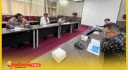 Pertemuan pihak PT Socare Group dengan pihak Universitas Tanjungpuura membahasa akses magang internasional bagi mahasiswa.