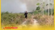 Karhutla di Desa Nanga Kayan, Kecamatan Nanga Pinoh, Kabupaten Melawi, Kalimantan Barat