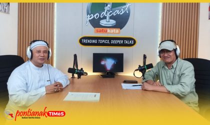 Syarif Amin Muhammad, Ketua Komsi III DPRD Provinsi Kalbar dalam interview di Studio Podcast Satukata.