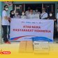 Penyaluran peralatan pemadam dari Gemawan bersama KitaBisa utuk menangani sejumlah titik api di Desa Sekabuk, Mempawah. 
