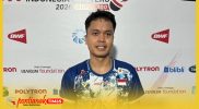 Pebulutangkis andalan Indonesia, Anthony Sinisuka Ginting, tersingkir di ajang Polytron Pontianak Indonesia Masters 2026.