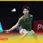 Pebulutangkis tunggal putra Indonesia Richie Duta Richardo berjibaku di lapangan, namun hasil akhir dikandaskan Pebulutangkis Jepang Shogo Ogawa di ajang Polytron Pontianak Indonesia Masters (PPIM) 2026.