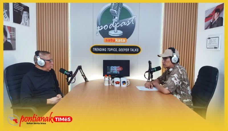 Mantan Walikota Pontianak dan Gubernur Kalbar, Sutarmidji di Studio
