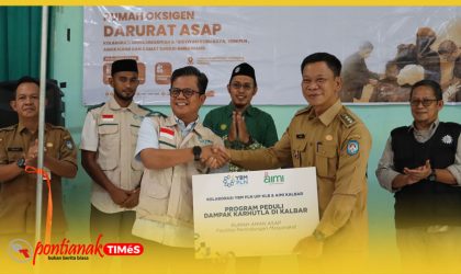 Peluncuran Rumah Oksigen Kolaborasi di Sungai Ambawang, Selasa (22/9/2026).