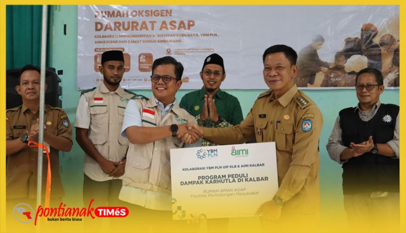 Peluncuran Rumah Oksigen Kolaborasi di Sungai Ambawang, Selasa (22/9/2026).
