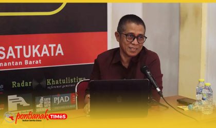 DR Muhammad Fahmi saat menjadi narasumber dalam Focus Group Discussion (FGD) yang diselenggarakan Sekretariat Bersama (Sekber) Satukata.