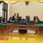 Sidang perkara korupsi bantuan penguatan ekonomi bagi korban banjir bandang tahun anggaran 2024 di Pengadilan Tindak Pidana Korupsi pada Pengadilan Negeri Medan, Senin (12/10/2026).