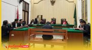 Sidang perkara korupsi bantuan penguatan ekonomi bagi korban banjir bandang tahun anggaran 2024 di Pengadilan Tindak Pidana Korupsi pada Pengadilan Negeri Medan, Senin (12/10/2026).