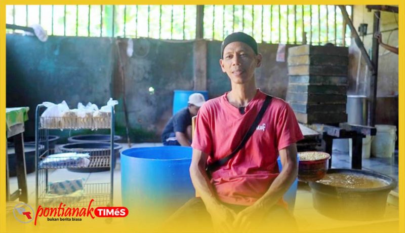 Wahyudin, pelaku usaha tahu di Kabupaten Bengkayang, Kalimantan Barat.