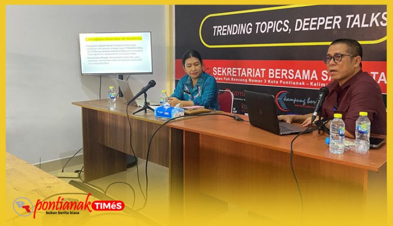 Focus Group Discussion (FGD) Session I bertema “Kolaborasi Publik Mendorong Investasi Inklusif dan Berkelanjutan di Kalbar” yang digelar Sekber Satukata, Kamis (8/10/2026).