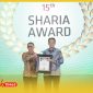 Direktur Kepatuhan Bank Kalbar, R.S.M. Al Amin, B.A mewakili perusahaan, menerima peghargaan The Excellent Performance Banking Sharia Business Unit 2026.